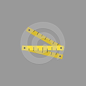 Meter Icon. Construction Concept Cartoon. - Vector