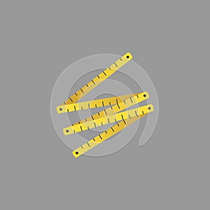 Meter Icon. Construction Concept Cartoon. - Vector