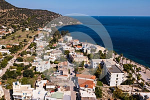 Methana coastline in Aegean sea, Greece. Nature.