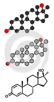 Methandrostenolone (metandienone) anabolic steroid drug