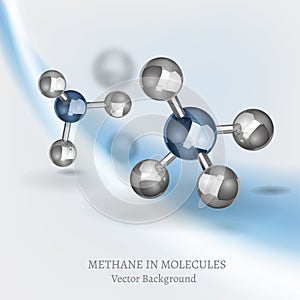 Methane Molecule Image