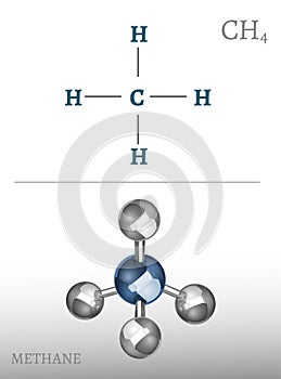 Methane Molecule Image
