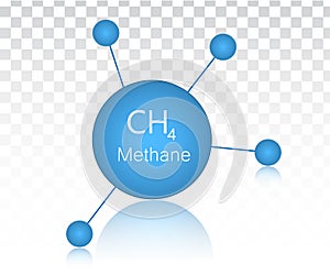 Methane vector icon