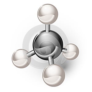 Methane Chemical Element Model Structure