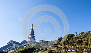 Methanidonnoppha stupa in Inthanon national park
