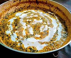 Methi Malai Matar - Made with Fenugreek and Peas and cream