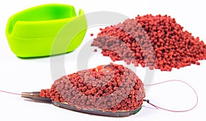 Method feeder - the method of forming bait