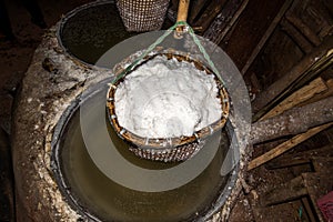 The method of rock salt production process in Northern of Thailand