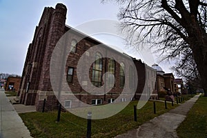 Methodist church vermillion South Dakota and Carnegie library