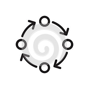 Methodology icon, vector illustration