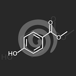 Methylparaben vector icon