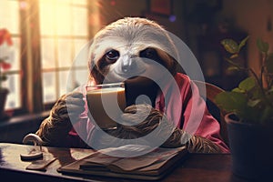 Meticulous Sloth freelancer. Generate Ai