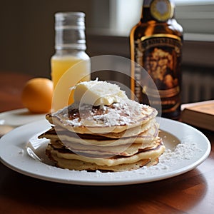 Meticulously Detailed Pancakes With German Hefeweizen Twist