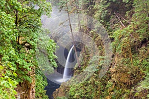 Metlako Falls in Columbia River Gorge Oregon USA