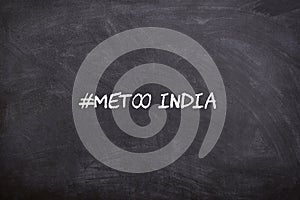 METOO movement in India started against sexual abuse at work place.