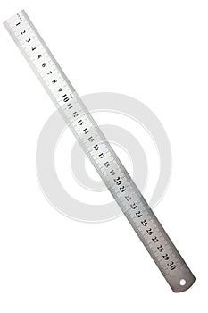 Metric steel ruler photo