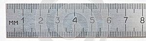 Metric steel ruler