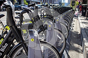 Metro Bike Share rack