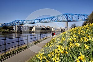 Metro Bridge Over The River Tyne