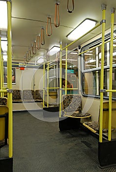 Metro car interior