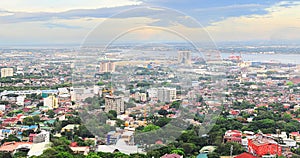 Metro Cebu at sunset