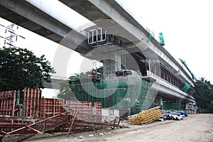Metro construction site