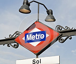 Metro in Madrid, Spain