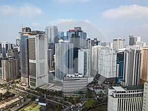 Metro Manila, Philippines - Ortigas CBD Skyline, an important business district in the capital