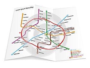 Metro map icon