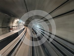 Metro in motion