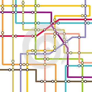 Metro scheme - subway map