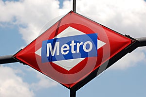 Metro sign