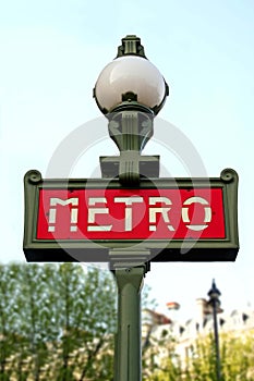 Metro Sign, Paris