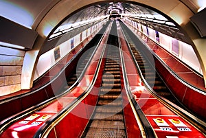 Metro stairs