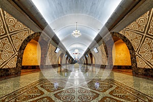 Metro Station in Almaty, Kazakhstan, taken in August 2018 taken