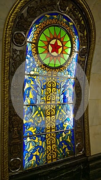 Metro Station Glass - Moscow`s Decorative Metro Stations