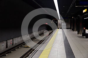 Metro station interior