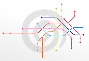 Metro system map