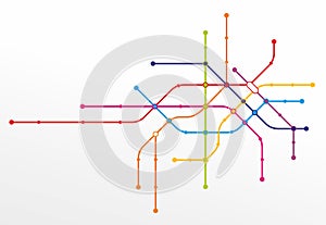 Metro system map