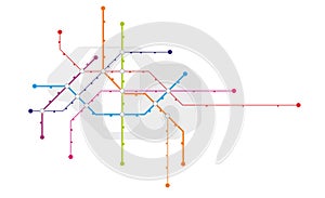 Metro system map