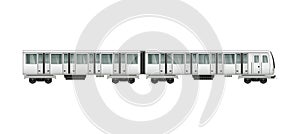Metro Train Cars Composition