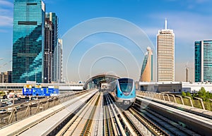 Metro train on the Red line