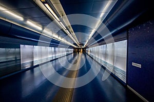 Metro tube in Naples