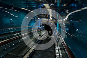 Metro tube in Naples