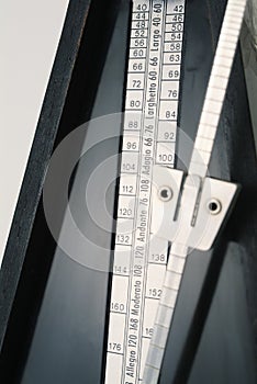 Metronome closeup photo