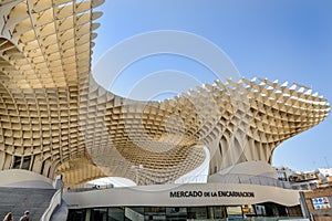 The Metropol Parasol, popularly known as the Mushrooms of the Incarnation, Seville