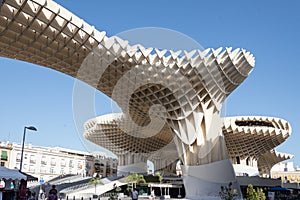 The Metropol Parasol, popularly known as the Mushrooms of the Incarnation, Seville