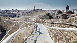 The Metropol Parasol, popularly known as the Mushrooms of the Incarnation, Seville