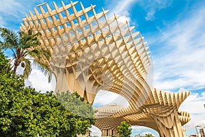 Metropol Parasol Seville City in Spain