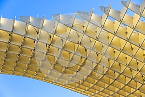 Metropol Parasol wooden structure in Sevilla, Andalusia, Spain